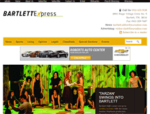 Tablet Screenshot of bartlett-express.com